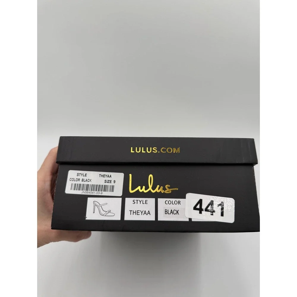 NEW Lulus Theyaa Suede‎ Strappy Stiletto Heeled Sandals High Heel Shoes 9 NWT